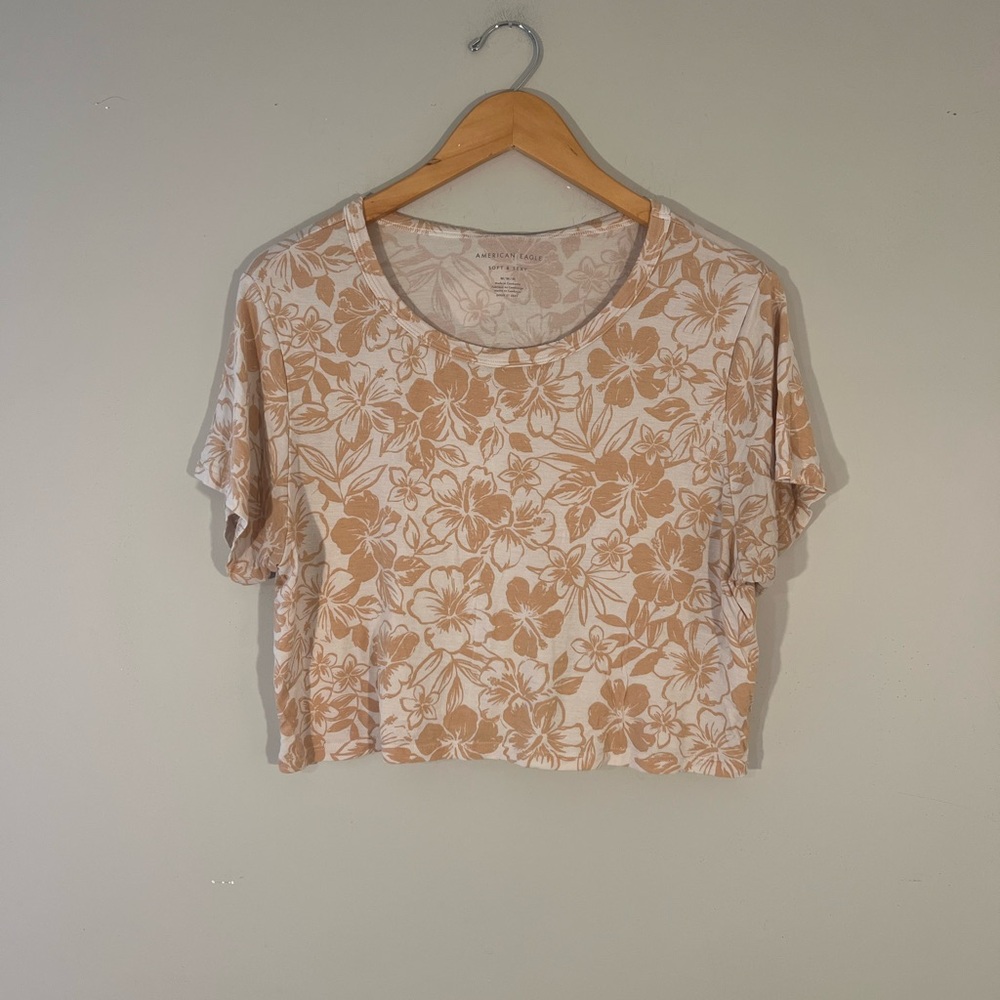 American Eagle soft & sexy tank top stretch caramel camel‎ brown M - Picture 7 of 9